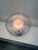 Hand blown art glass table lamp resting on a chrome base designed by Toni Zuccheri for Ve Art C1970 . Features include...