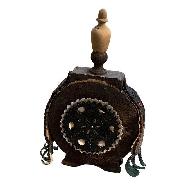 Hungarian Wood Canteen Flask For Sale