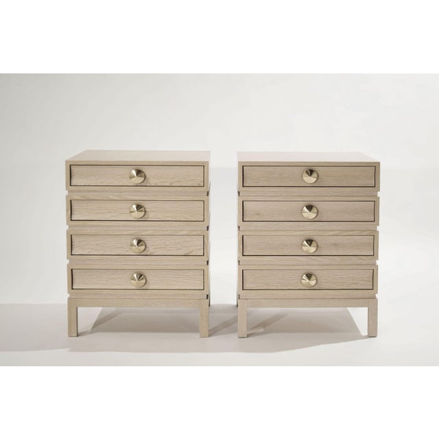 Inspired by the iconic designer Paul Frankl, these rustic modern bedside tables blend timeless elegance with contemporary...