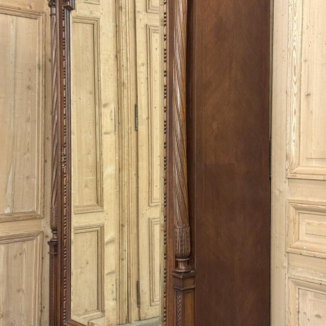 19th Century French Louis XVI Walnut Armoire For Sale - Image 17 of 18
