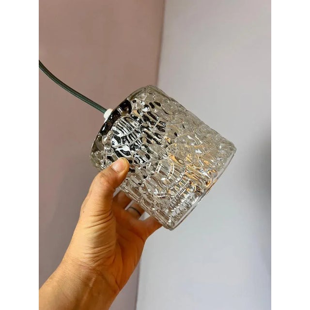 White Hanging Lamp Glass from Denmark For Sale - Image 8 of 10