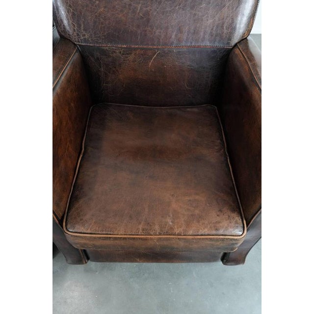 Vintage Sheepskin Armchairs, Set of 2 For Sale - Image 6 of 18