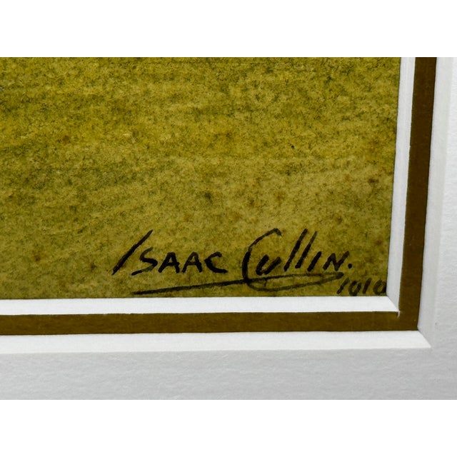 British Painting Horse Neil Gow Jockey Danny Maher Up at Newmarket Races 2000 Guineas by Isaac James Cullin Dated 1910 For Sale - Image 11 of 12