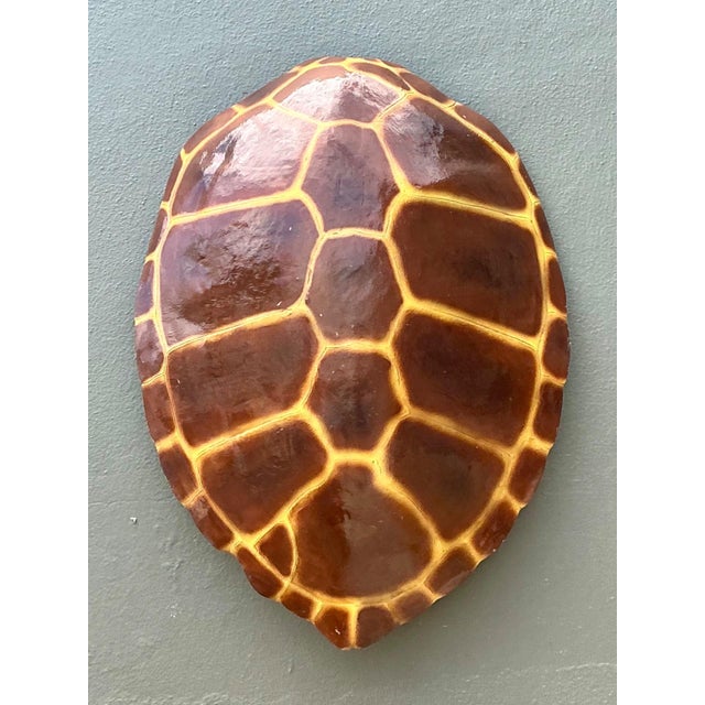 Brown Vintage Monumental Faux Tortoise Shell For Sale - Image 8 of 13