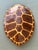 Brown Vintage Monumental Faux Tortoise Shell For Sale - Image 8 of 13