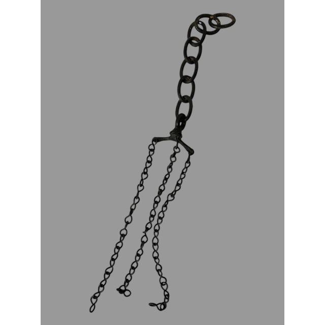 Late 19th Century Glass Hanging Lantern For Sale - Image 9 of 10