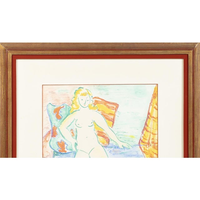 Júlio Reis Pereira, Nude Composition, 1968, Watercolor For Sale - Image 5 of 8