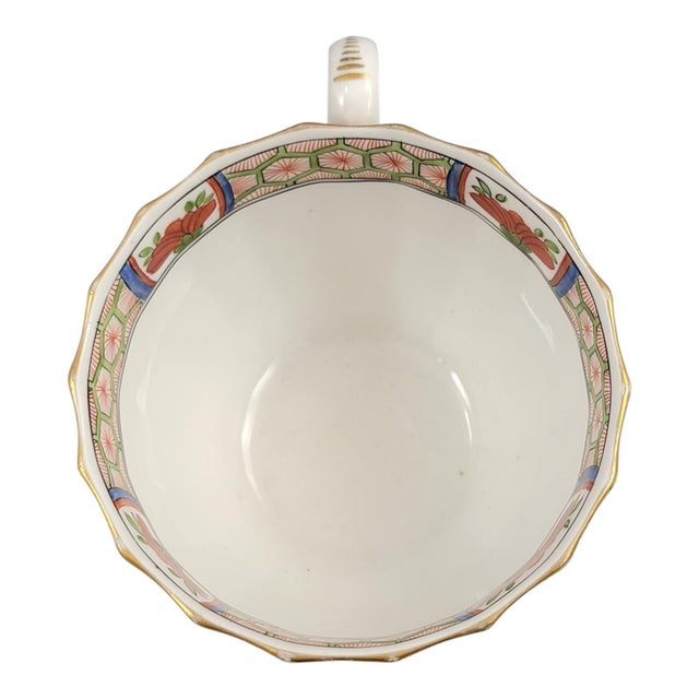 Antique Porcelain Cup and Saucer from Worcester, 1815, Set of 2 For Sale - Image 11 of 17