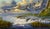 Last Outpost by Rob Alexander | Oil on panel Landscape with mountains and a waterfall. For Sale