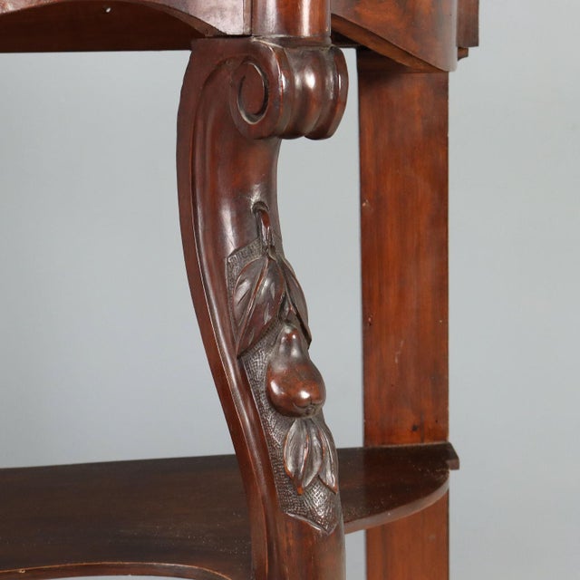 Italian Walnut Shelf from Luigi Filippo, 1800s For Sale - Image 6 of 11