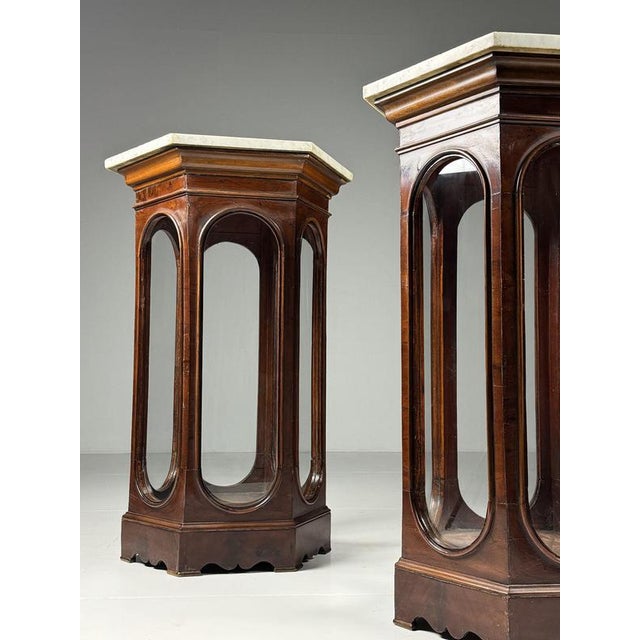 19th Century Italian Display Cases, Set of 2 For Sale - Image 3 of 18