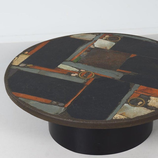 Round Coffee Table by Paul Kingma, 1970s For Sale - Image 6 of 11