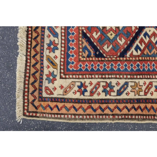 Antique Shirvan Rug 3'4'' x 9'6'' For Sale - Image 9 of 12