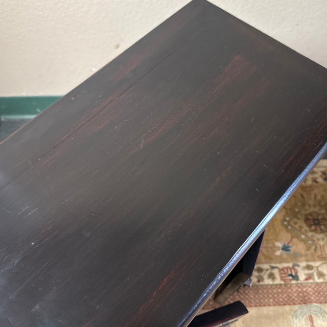 Chinese Lacquered Nightstand For Sale - Image 12 of 12