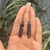 Art Deco 5.48 Ct Blue Sapphire Geometric Drop Earrings for Women- 2 Pieces For Sale - Image 6 of 9