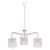 Mid-Century Chrome and Opaline Glass Chandelier by Drukov, Czech, 1970s For Sale - Image 10 of 10