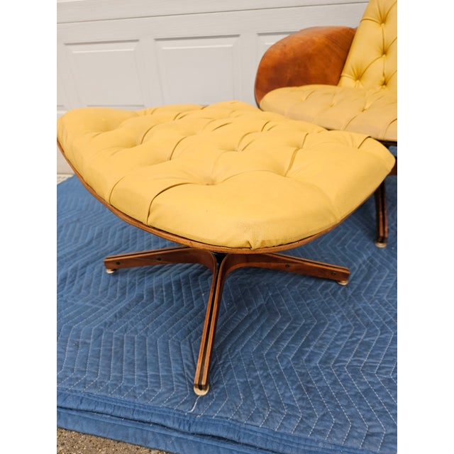 Mid 20th Century George Mulhauser Mr. Chair and Ottoman For Sale - Image 5 of 18