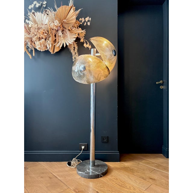 Floor Lamp by Toni Zuccheri for Mazzega, 1970 For Sale - Image 6 of 6