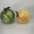 Stone Vintage Variegated Alabaster Apple and Peach - Set of 2 For Sale - Image 7 of 9