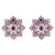 This set of earrings centers on a 5.67-carat diamond in a round brilliant cut for lively, classic sparkle. It is framed by...