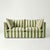 Not Yet Made - Made To Order Sophie Conran Coco 2.5 Seater Sofa - Spring Green Stripes with Knife Edge Cushion For Sale - Image 5 of 5