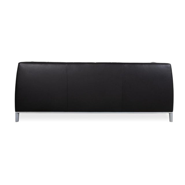 DS-276 2-Seater Sofa in Black Leather from de Sede For Sale - Image 10 of 12