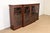 Baker Furniture Company Antique Georgian Carved Mahogany Breakfront Bookcase Cabinet, Circa 1900 For Sale - Image 4 of 10