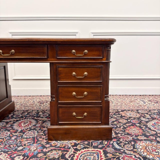 Classic English Chesterfield Desk For Sale - Image 11 of 18