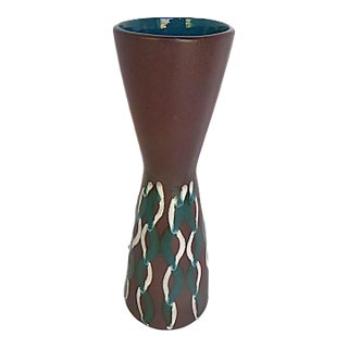 Carstens Keramik Mid Century Modern Pottery Vase Germany 1960s For Sale