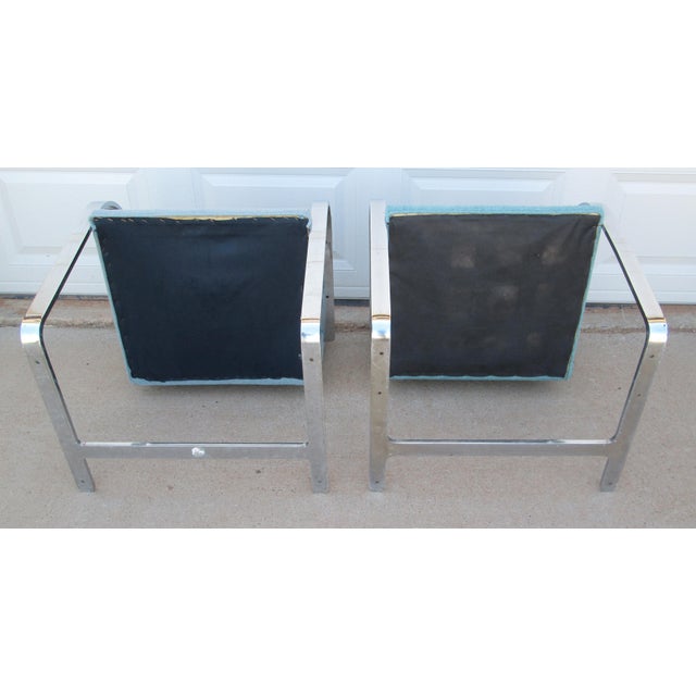 Late 20th Century Ludwig Mies Van Der Rohe Brno Style Chairs Flat Arm For Sale - Image 12 of 12