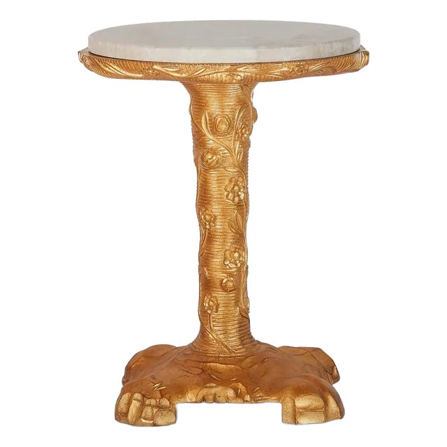 Bunny Williams Home Albero Drinks Table, Gold For Sale