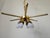 Mid-Century Brass Chandelier, 1970s For Sale - Image 8 of 17