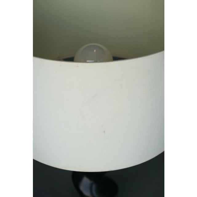 Model 42 Sculptural Ebonised Wood Table Lamp from Temde Leuchten, 1970s For Sale - Image 6 of 14