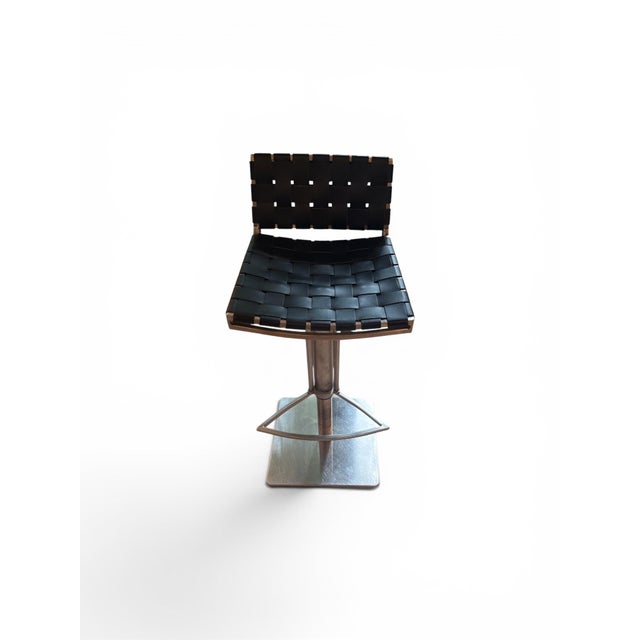 Safavieh Safavieh Mitchell Gas Lift Swivel Bar Stools (Set of 4) For Sale - Image 4 of 16