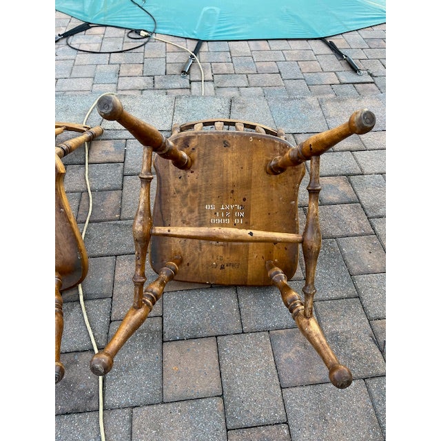 4 Vintage Ethan Allen Side Chairs For Sale - Image 9 of 10