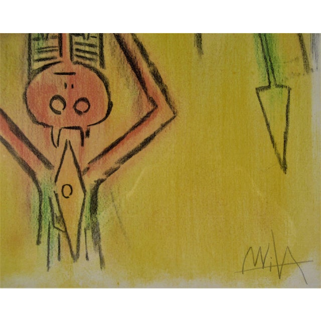 Modern Wifredo Lam, Innocence, from the suite, Pleni Luna., 1974 For Sale - Image 3 of 6