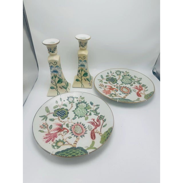 Chinoiserie Decorative Plates, a Pair For Sale In Charleston - Image 6 of 6