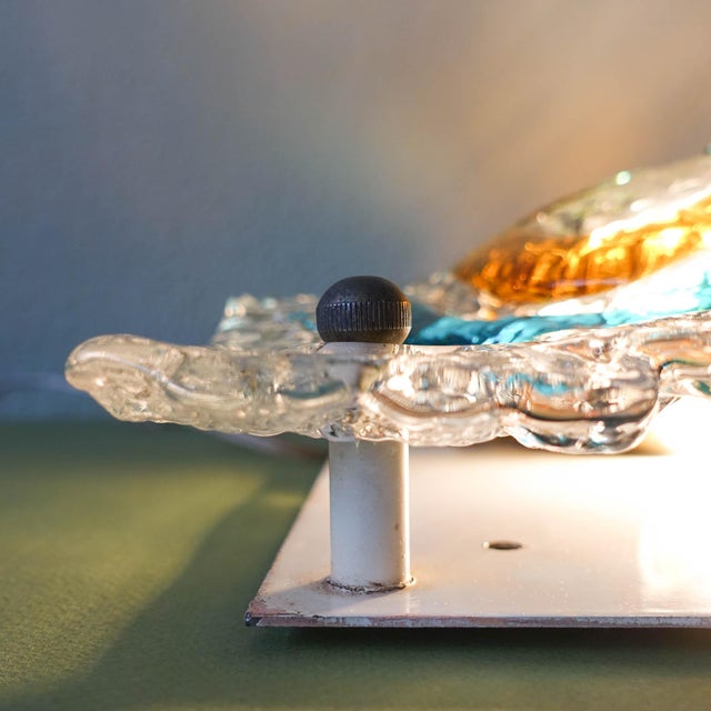 Mid-Century Italian Glass Sconce from Mazzega, 1970s For Sale - Image 14 of 17
