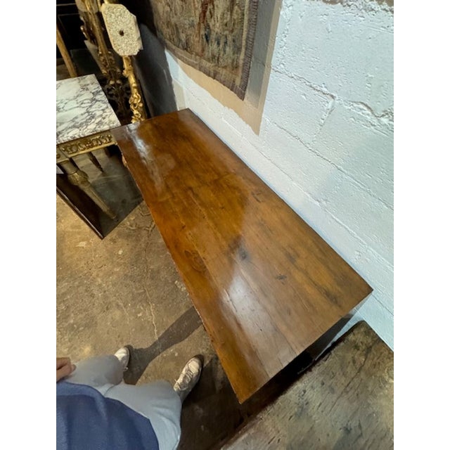 19th C. French Empire Walnut Buffet For Sale - Image 4 of 12