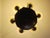 Antique Bronze and Alabaster Chandelier with Verdigris, 1910 For Sale - Image 10 of 12