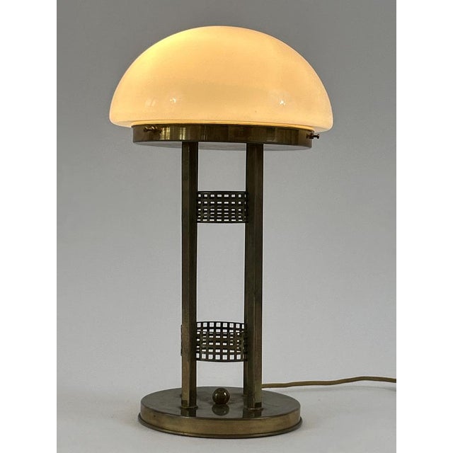 Art Nouveau Brass Table Lamp, Austria, 1980s For Sale - Image 12 of 18