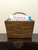 Woven Rattan Magazine Basket For Sale - Image 9 of 11