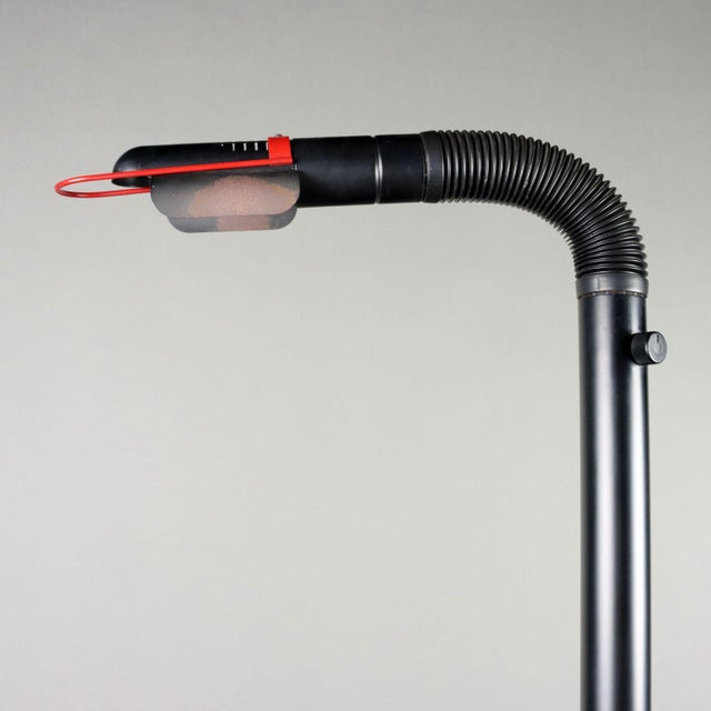 Metal Vintage Floor Lamp in Metal from Targetti Sankey, Italy, 1980s For Sale - Image 7 of 9