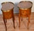 1930s French Style Satinwood Inlaid Pair of Nightstands / Bedside Tables, 2 Pieces For Sale - Image 15 of 17