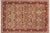Red Shabby Chic 1990's Pak-Persian Green/Red Wool Rug - 6'1'' X 9'0'' For Sale - Image 8 of 9