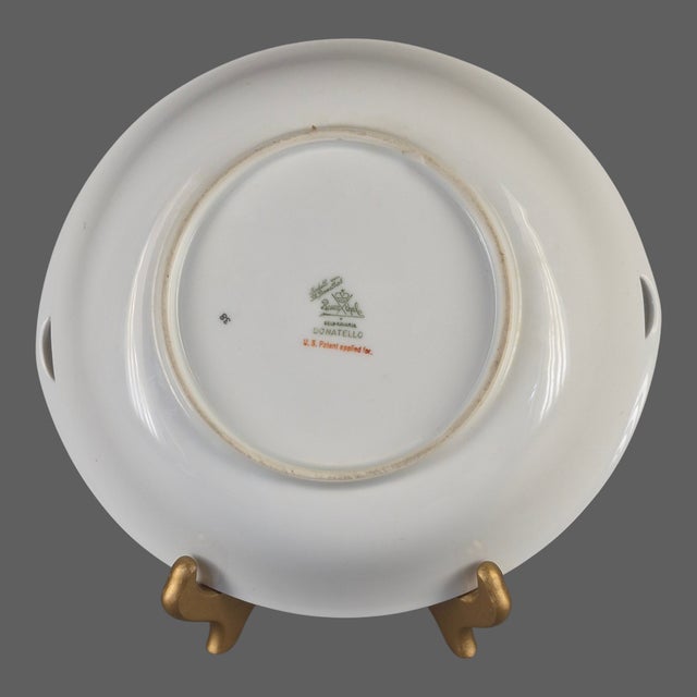 Vintage Seld Bavaria Rosenthal Floral "Donatello" Serving Bowl For Sale - Image 6 of 8