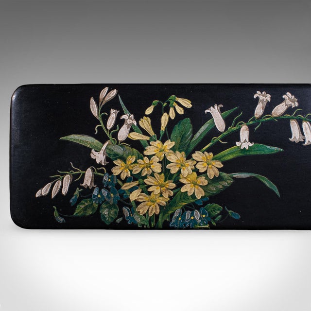 Paint Vintage Japanned Pen Box, Japanese, Lacquer, Calligrapher's Quill Case, Art Deco For Sale - Image 7 of 10