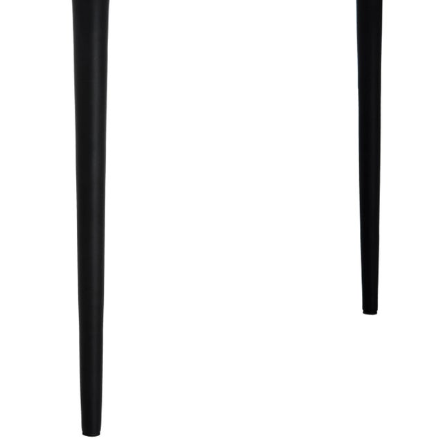 Oval Side Table in Black For Sale - Image 4 of 6