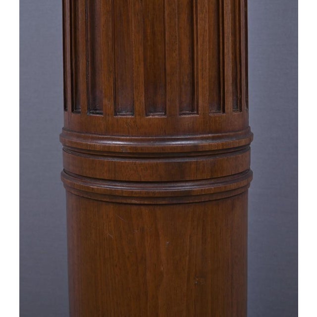 Antique Louis XVI Style Walnut Column, 1800s For Sale - Image 5 of 16