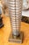 Pair of Mid-Century Ribbed Glass Table Lamps For Sale - Image 4 of 6